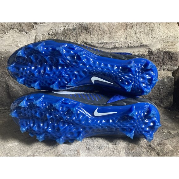 Nike Alpha Menace Pro 2 Mid Football Cleats Mens Size 10 Royal Blue BV3945-400 - Picture 6 of 7